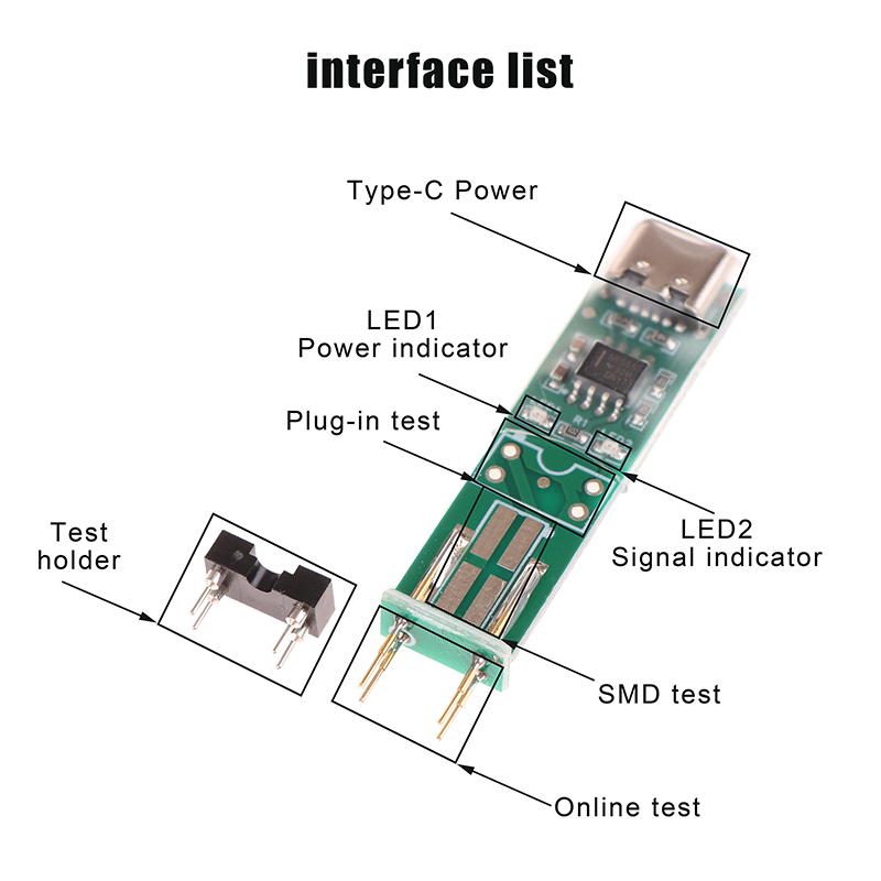 Electronics Repair Online - Instrumento de prueba de optoacoplador V5.0,