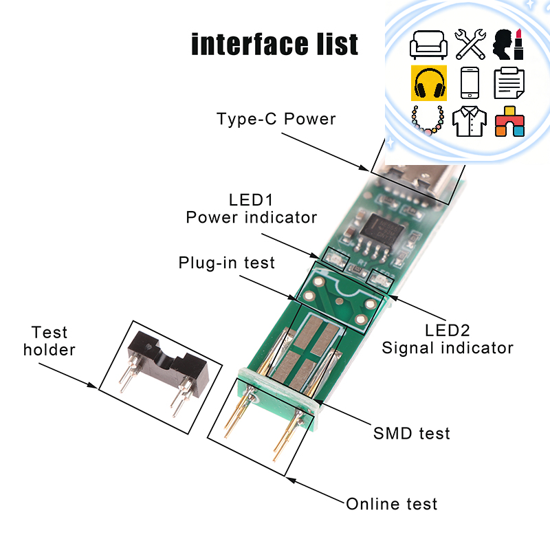 Electronics Repair Online - Instrumento de prueba de optoacoplador V5.0,