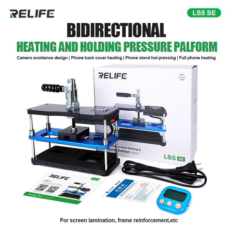 Screen Separator Machine - RELIFE LS5 SE Presión de calentamiento