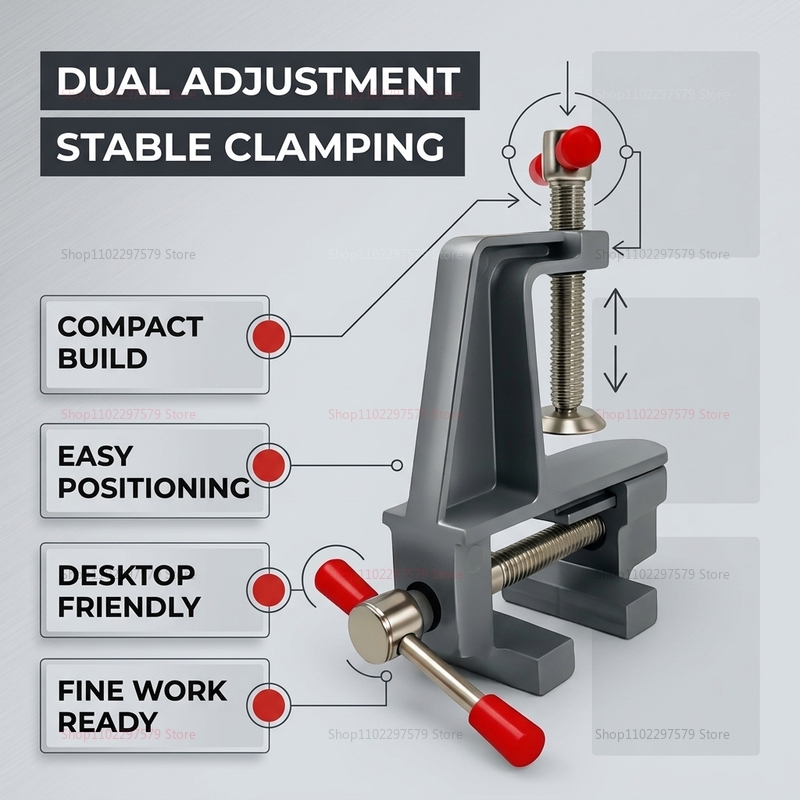 Mini Tornillo de Banco de Alum - Electronics Repair Table reseña y precio