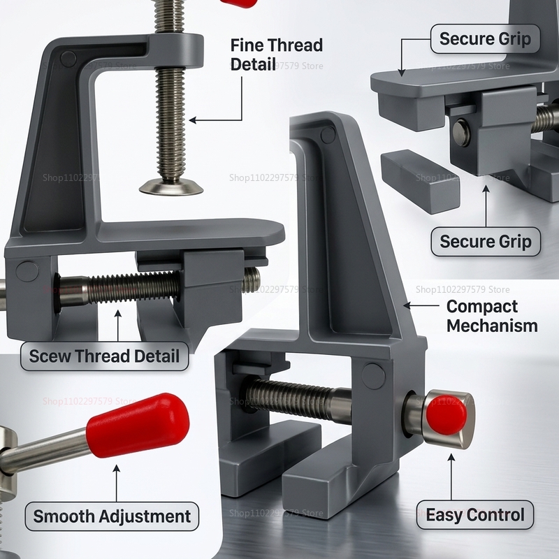 Mini Tornillo de Banco de Alum - Electronics Repair Table reseña y precio