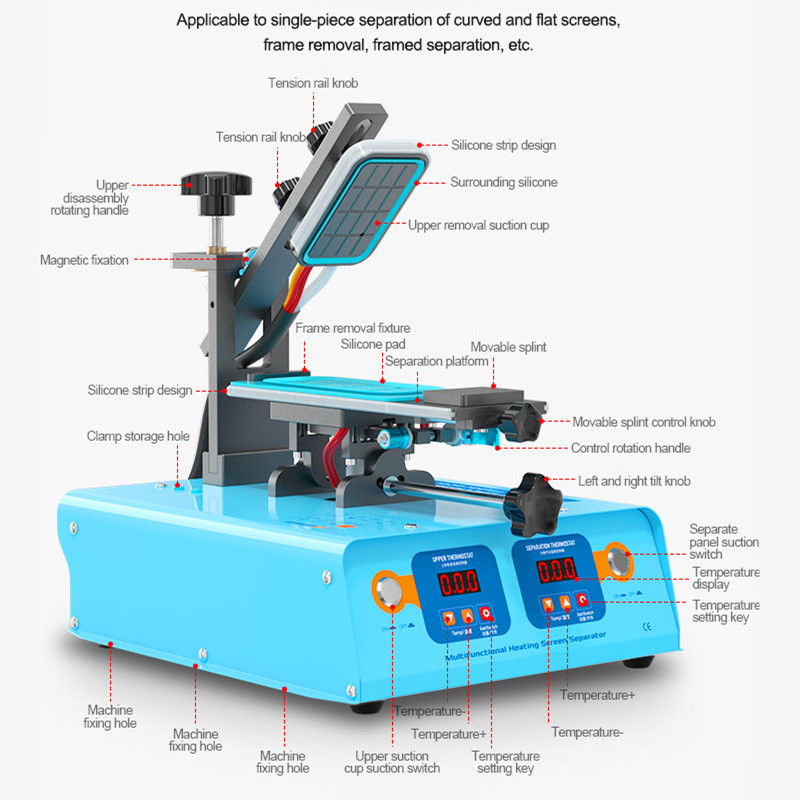 Separador de Pantalla LCD Mult - Screen Separator Machine reseña y precio