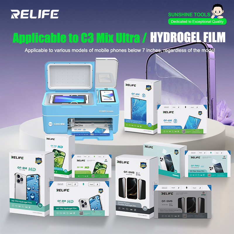 Película de hidrogel RELIFE GF - Screen Separator Machine reseña y precio